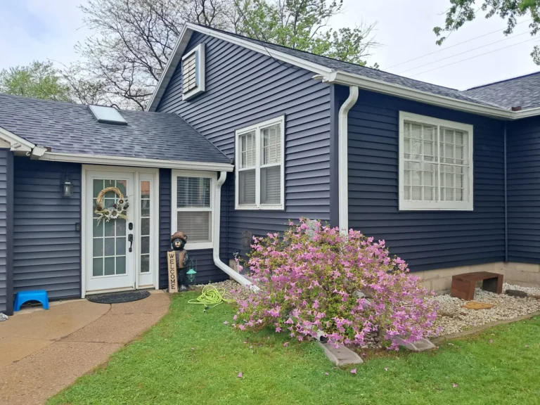blue siding project-vanguard roofing and siding-stevens point