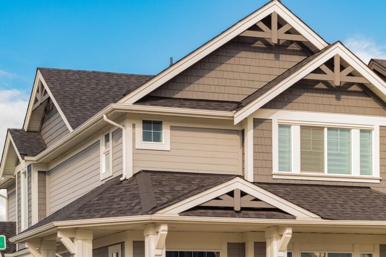 tan siding