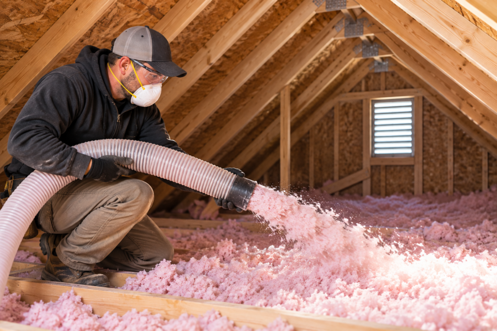 Attic Insulation services by Vanguard Roofing and Siding